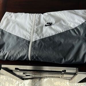 Nike White and Gray Jacket